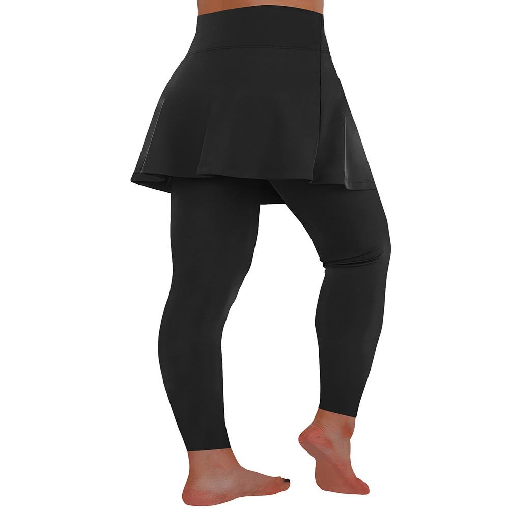 Pantalon de yoga grande taille pour femme, taille haute,